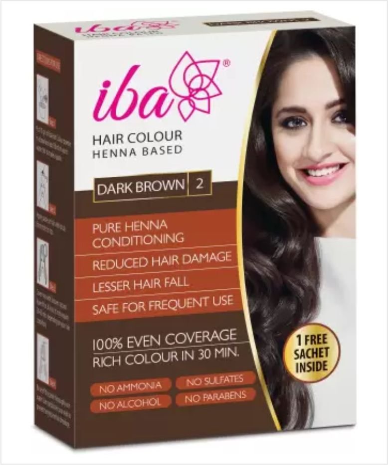 NH Iba Halal Care Hair Color , Dark Brown